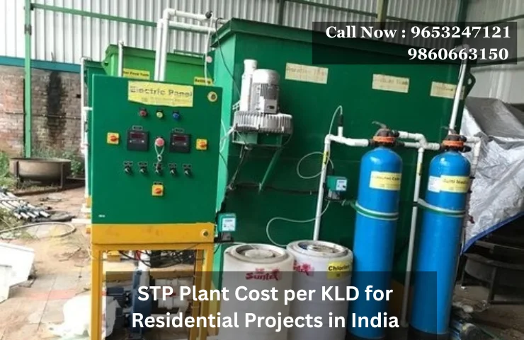 STP Plant Cost per KLD for Residential Projects in India