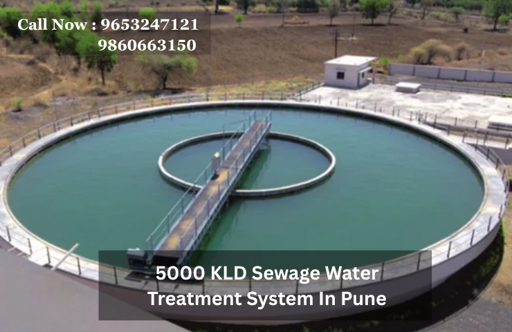 5000 KLD Sewage Water Treatment System In Pune