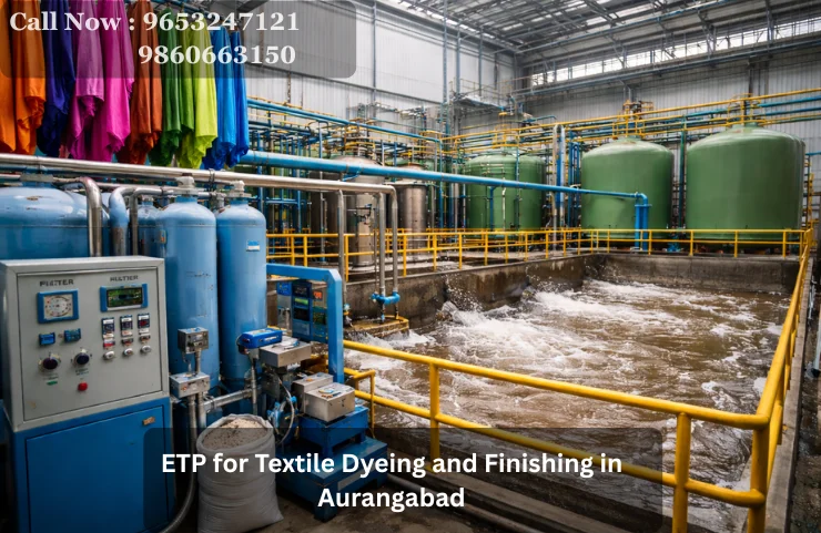 ETP for Textile Dyeing and Finishing in Aurangabad