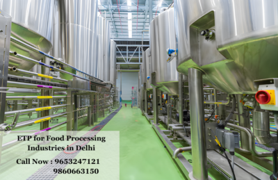 ETP for Food Processing Industries in Delhi