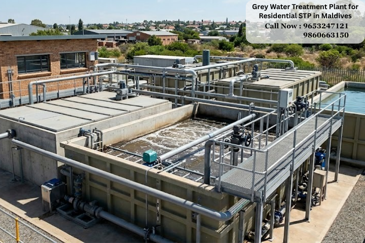 Grey Water Treatment Plant for Residential STP in Maldives