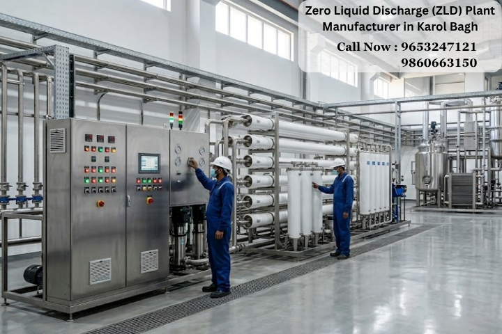 Zero Liquid Discharge (ZLD) Plant Manufacturer in Karol Bagh