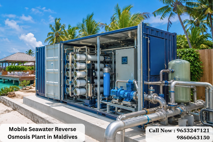 Mobile Seawater Reverse Osmosis Plant in Maldives