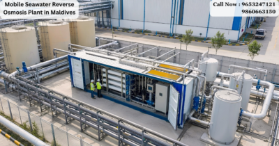 Mobile Seawater Reverse Osmosis Plant in Maldives