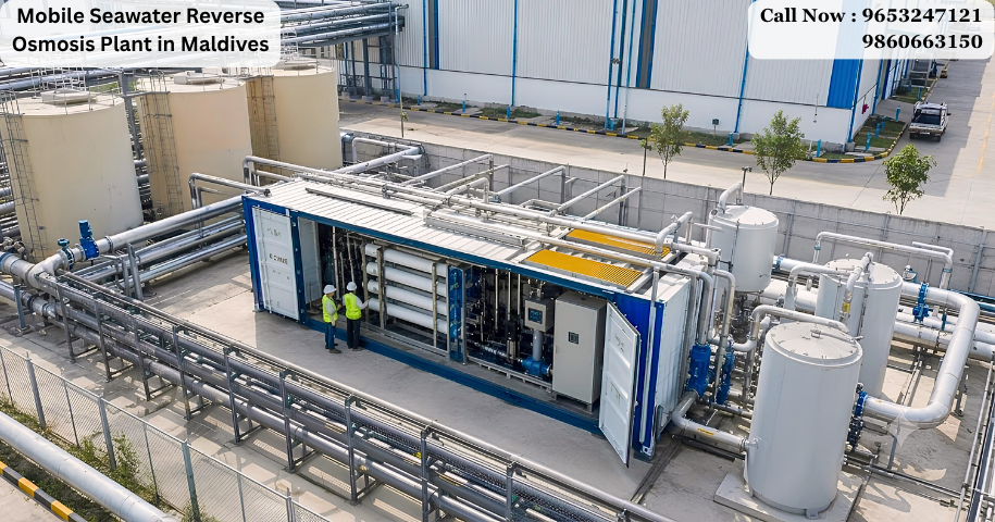 Mobile Seawater Reverse Osmosis Plant in Maldives