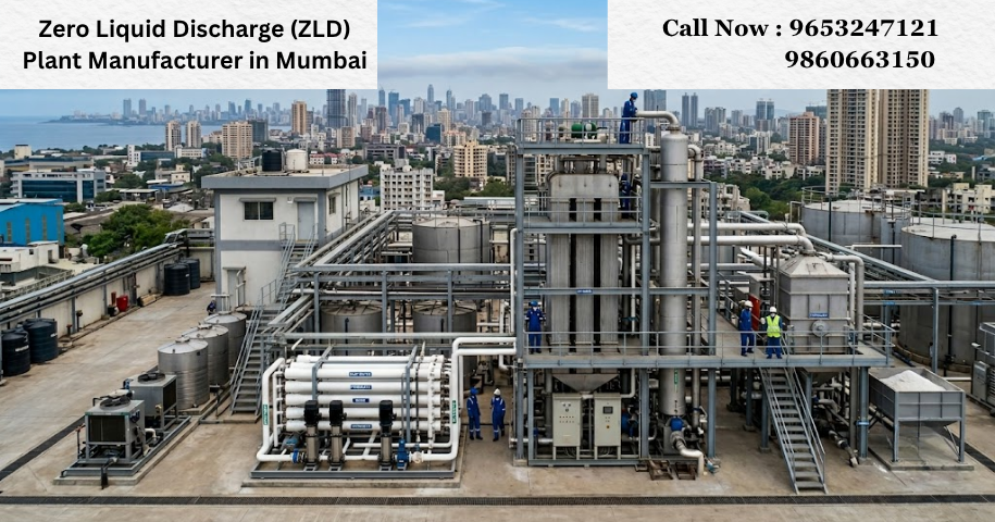 Zero Liquid Discharge (ZLD) Plant Manufacturer in Mumbai