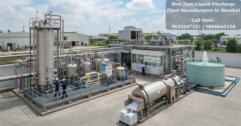 Best Zero Liquid Discharge Plant Manufacturer in Mumbai