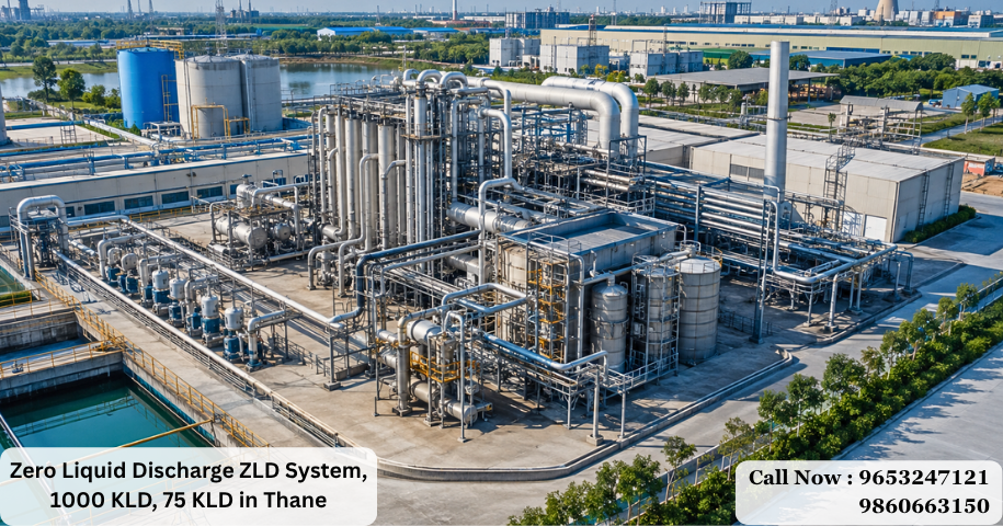 Zero Liquid Discharge ZLD System, 1000 KLD, 75 KLD in Thane