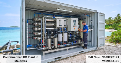 Containerized RO Plant in Maldives