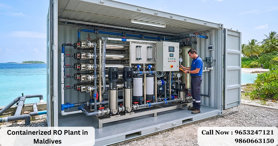Containerized RO Plant in Maldives
