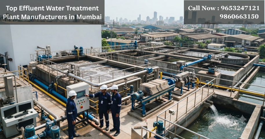 Top Effluent Water Treatment Plant Manufacturers in Mumbai