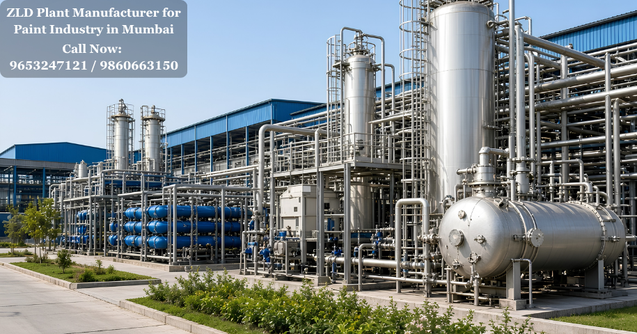 ZLD Plant Manufacturer for Paint Industry in Mumbai