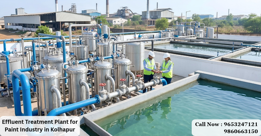 Effluent Treatment Plant for Paint Industry in Kolhapur